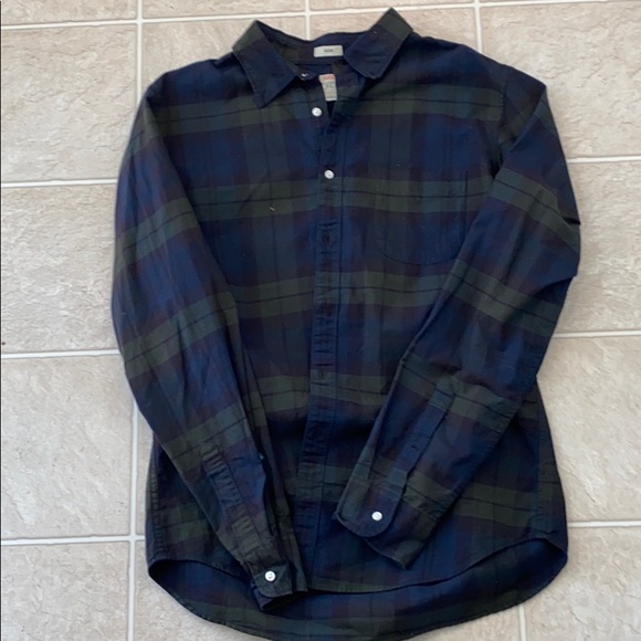 J Crew Plaid Button Down - Picture 1 of 2